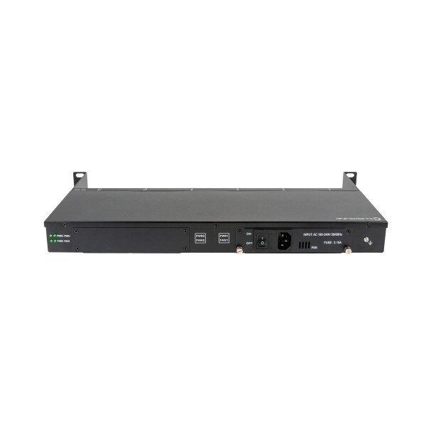 1RU 12 Slot Fiber Media Converter Chassis 4